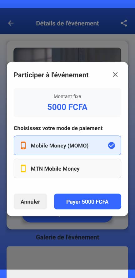 Contributions financières